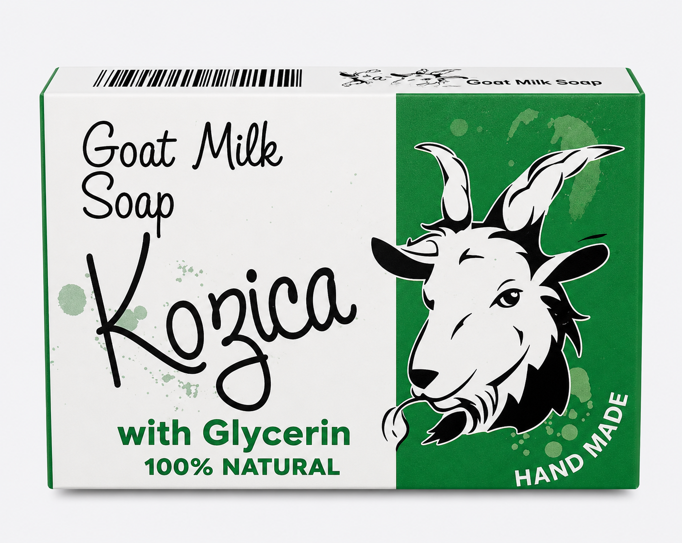 Kozica Handmade Natural Soap with Goat Milk and Added Glycerine